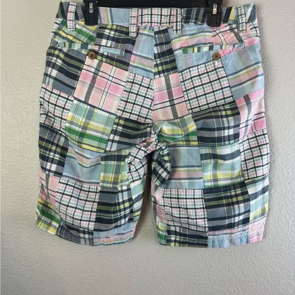 Tailor Vintage Mens Patch Madras Shorts Size 32 - Picture 5 of 8